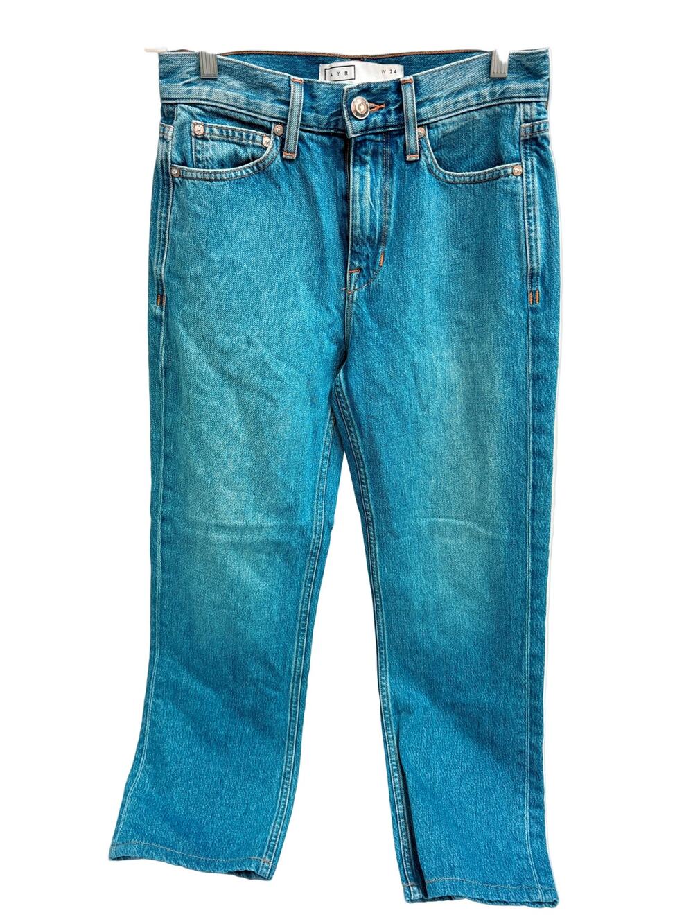 AYR "The Empire" straight leg blue jeans
